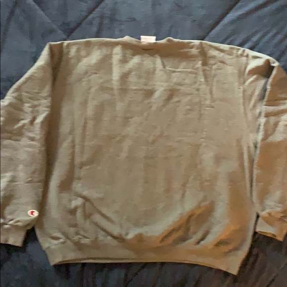 Champion heather grey crew neck sweatshirt XL - Picture 6 of 8